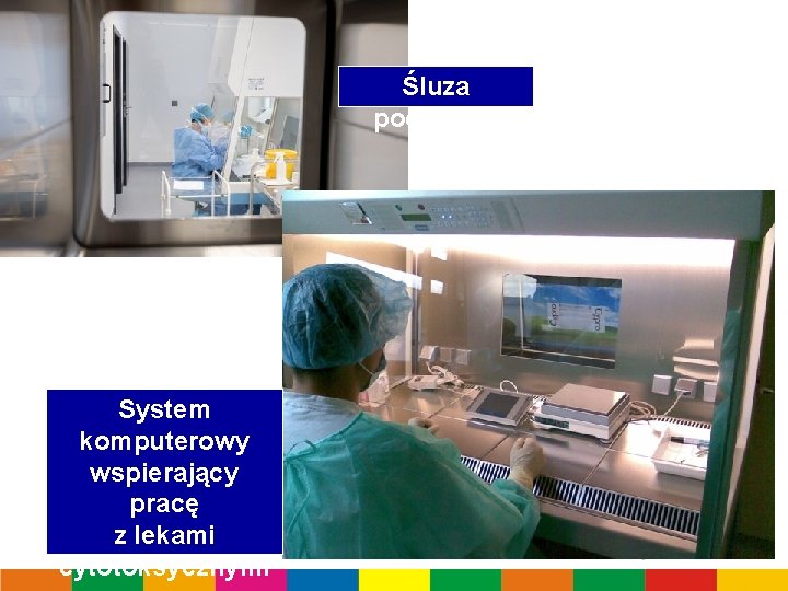 Śluza podawcza System komputerowy wspierający pracę z lekami cytotoksycznymi 