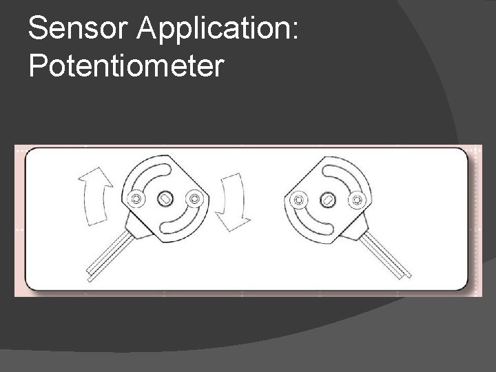 Sensor Application: Potentiometer 