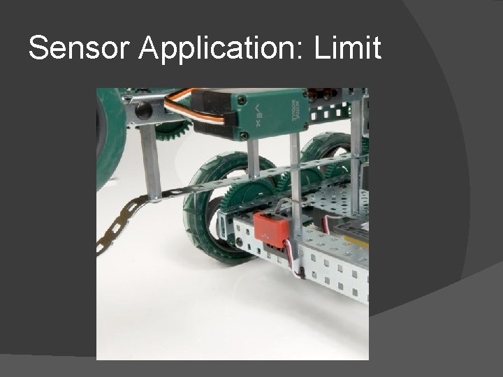 Sensor Application: Limit 