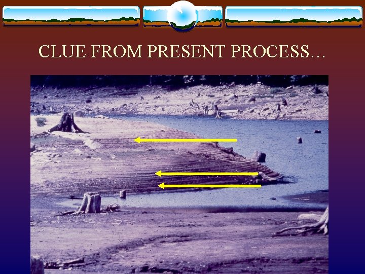 CLUE FROM PRESENT PROCESS… 