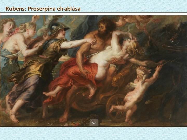 Rubens: Proserpina elrablása 