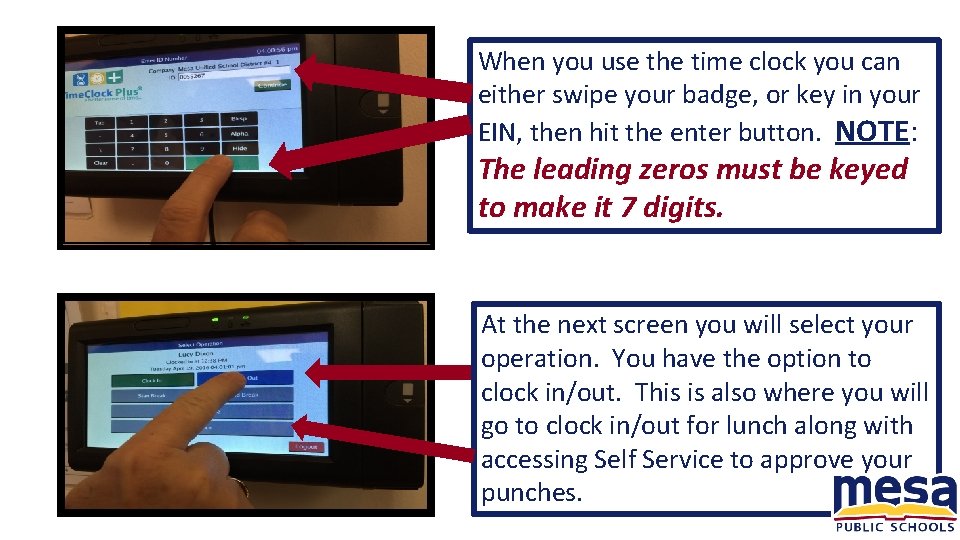Time Clock Plus Basics for Mesa Public Schools