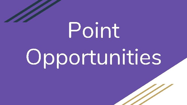 Point Opportunities 