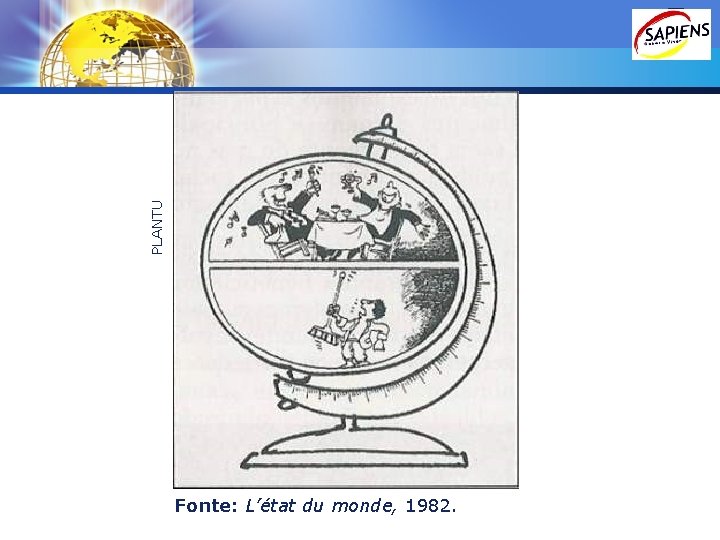 PLANTU LOGO Fonte: L’état du monde, 1982. 