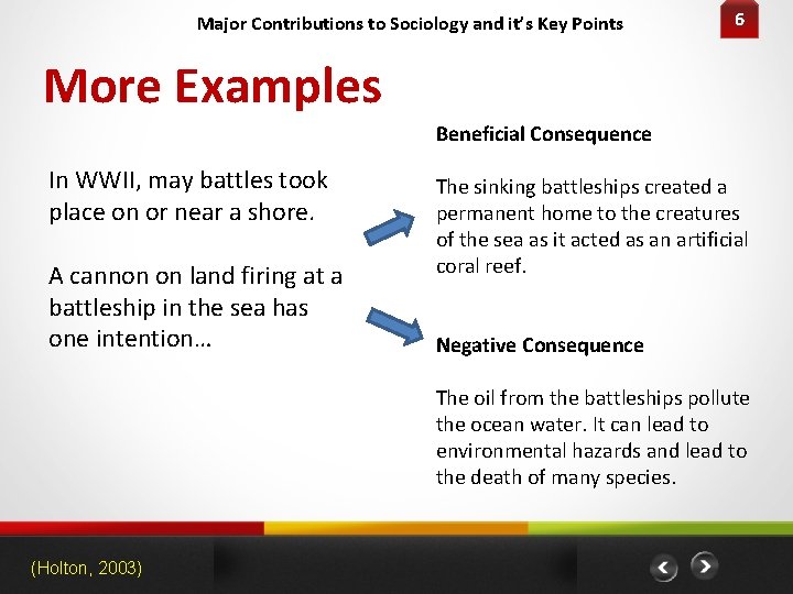 Major Contributions to Sociology and it’s Key Points 6 More Examples Beneficial Consequence In