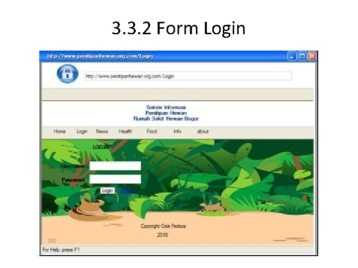 3. 3. 2 Form Login 