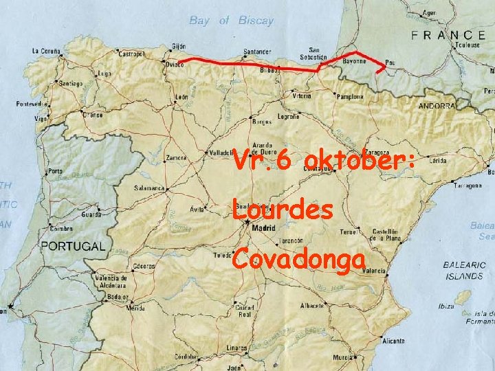 Vr. 6 oktober: Lourdes Covadonga 