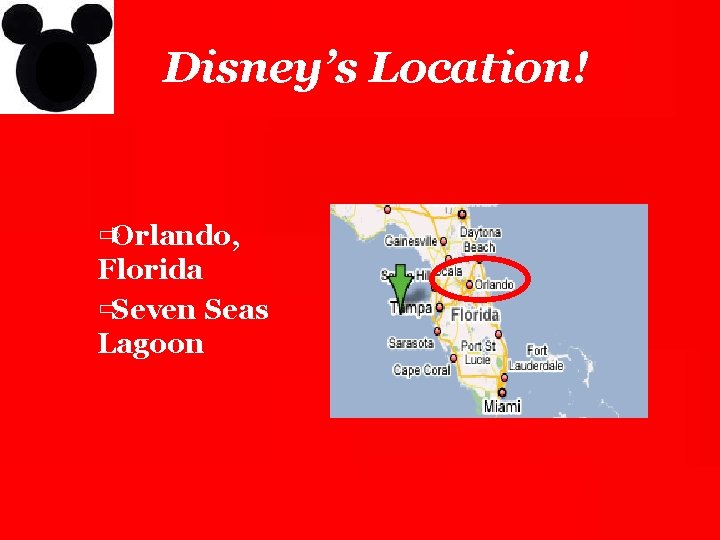 Disney’s Location! ðOrlando, Florida ðSeven Seas Lagoon 