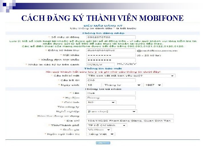 CÁCH ĐĂNG KÝ THÀNH VIÊN MOBIFONE 