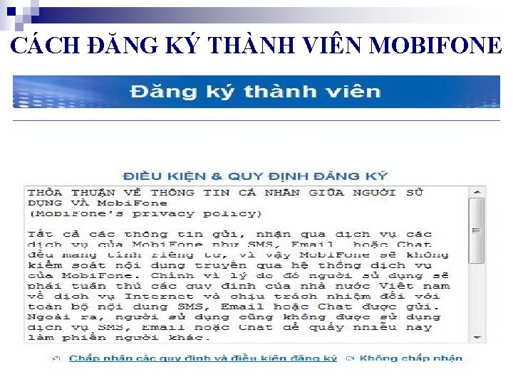 CÁCH ĐĂNG KÝ THÀNH VIÊN MOBIFONE 