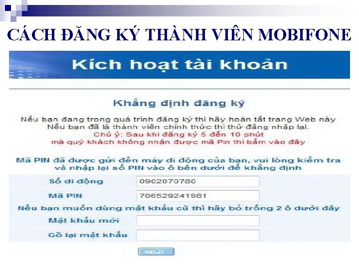 CÁCH ĐĂNG KÝ THÀNH VIÊN MOBIFONE 