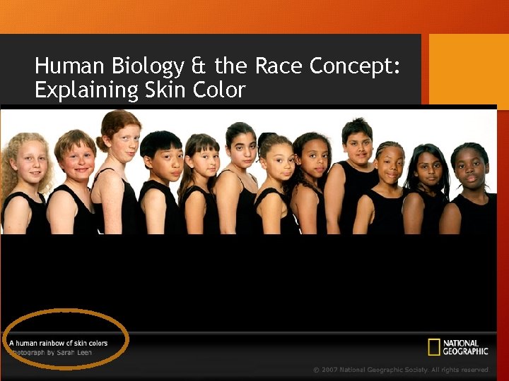 Human Biology & the Race Concept: Explaining Skin Color 