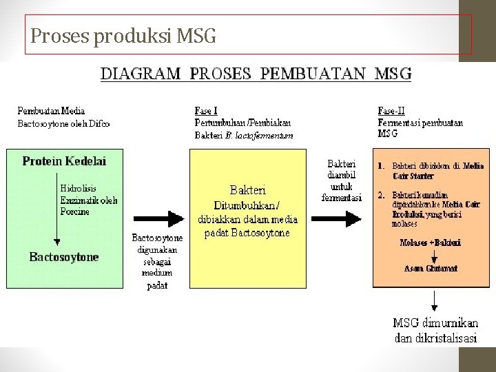 Proses produksi MSG 