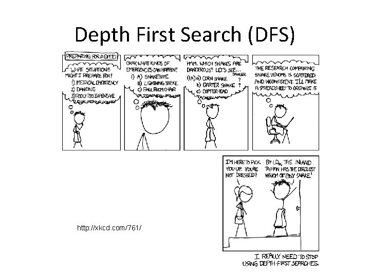 Depth First Search (DFS) http: //xkcd. com/761/ 