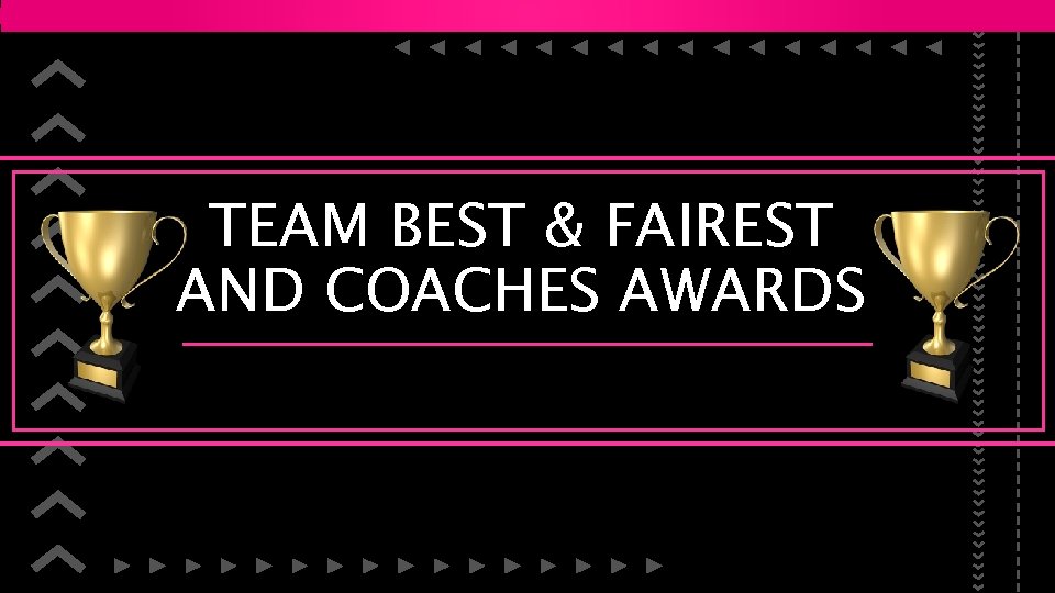 TEAM BEST & FAIREST AND COACHES AWARDS 