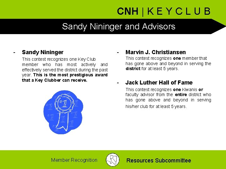 CNH | K E Y C L U B Sandy Nininger and Advisors -