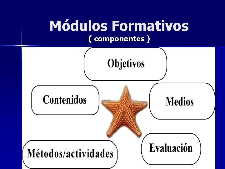 Módulos Formativos ( componentes ) 