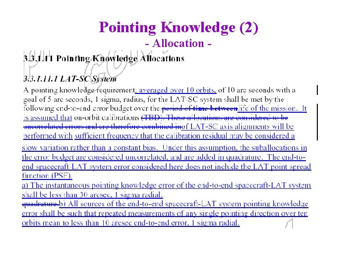 Pointing Knowledge (2) - Allocation - 