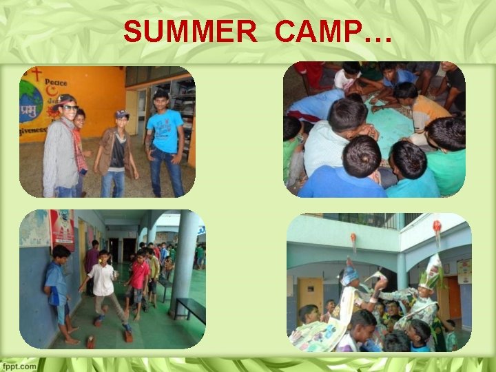 SUMMER CAMP… 