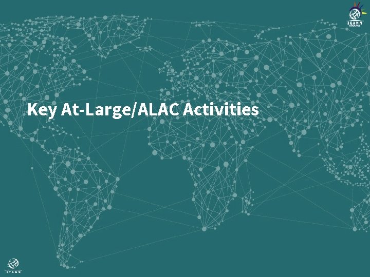 Key At-Large/ALAC Activities 