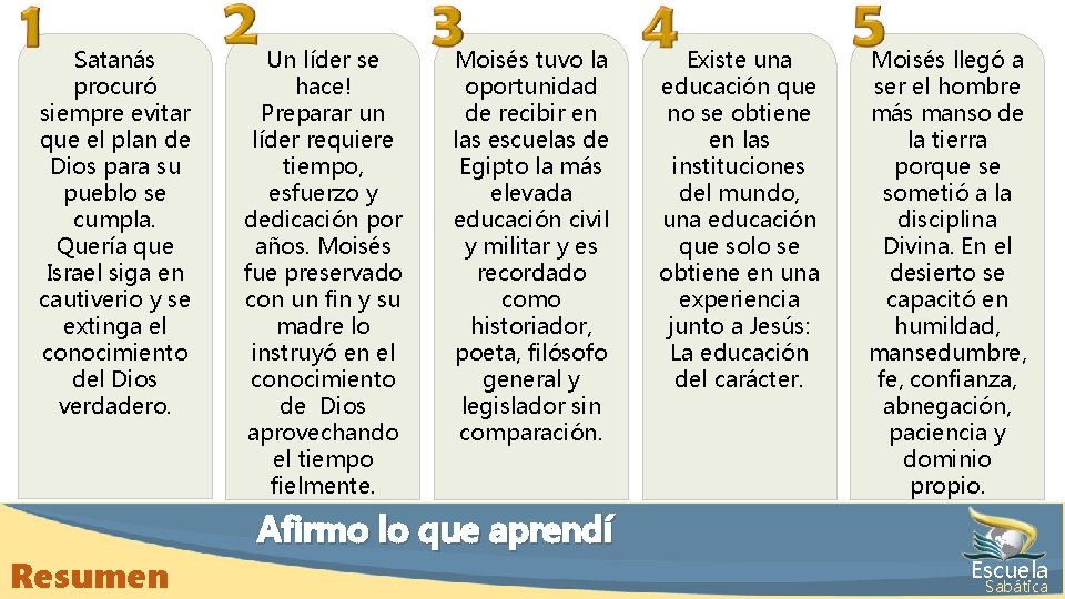 Satanás procuró siempre evitar que el plan de Dios para su pueblo se cumpla.