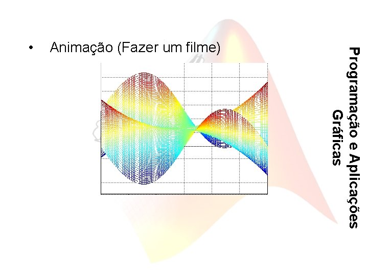 Programação e Aplicações Gráficas Animação (Fazer um filme) • 