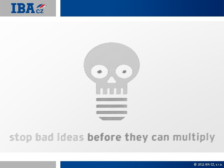 © 2011 IBA CZ, s. r. o. 