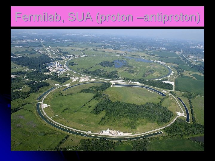 Fermilab, SUA (proton –antiproton) 