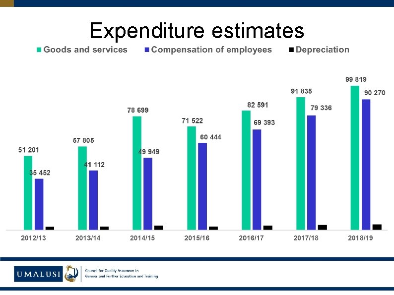 Expenditure estimates 