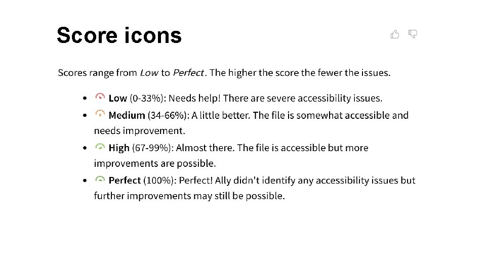 Score icons 