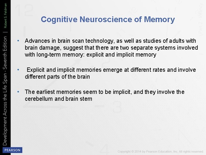 Cognitive Neuroscience of Memory • Advances in brain scan technology, as well as studies