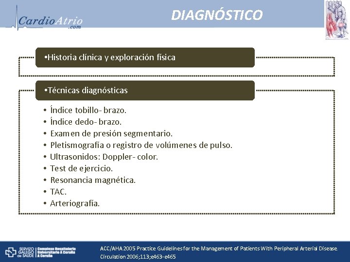 DIAGNÓSTICO • Historia clínica y exploración física • Técnicas diagnósticas • • • Índice