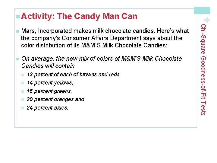 The Candy Man Can Mars, Incorporated makes milk chocolate candies. Here’s what the company’s
