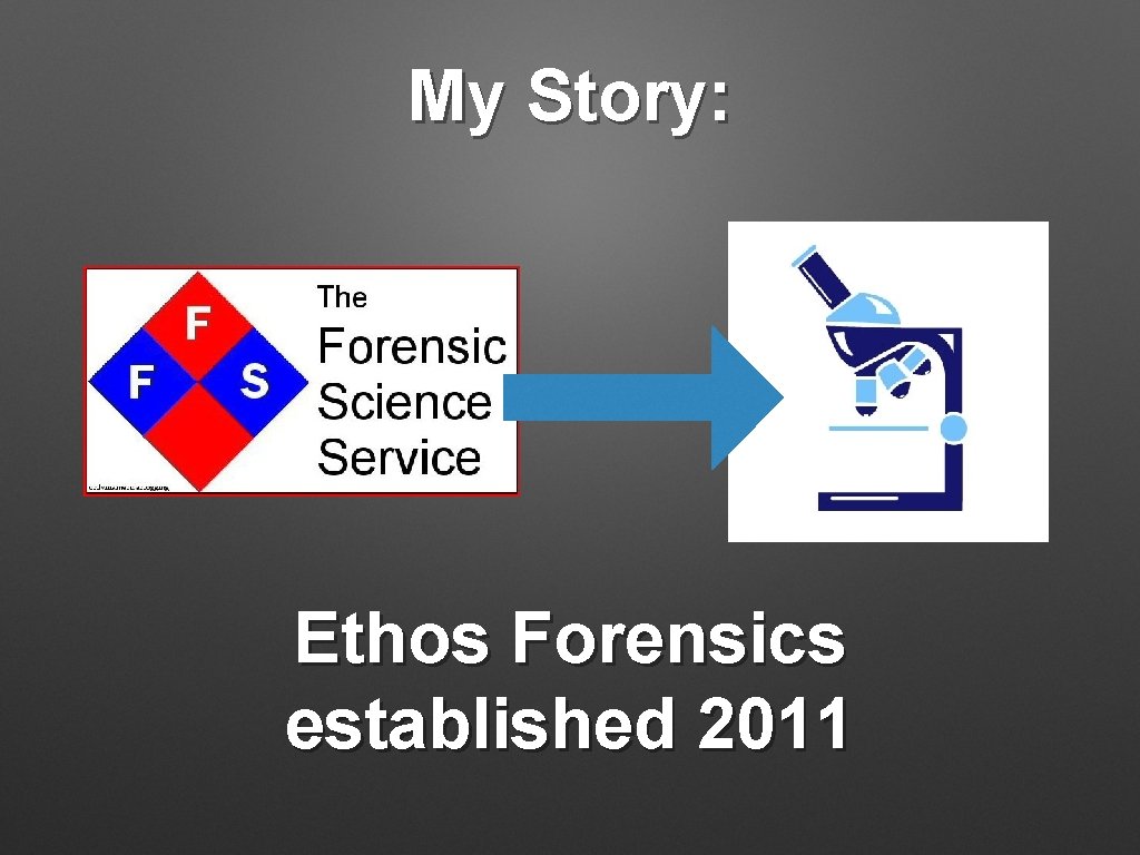 My Story: Ethos Forensics established 2011 