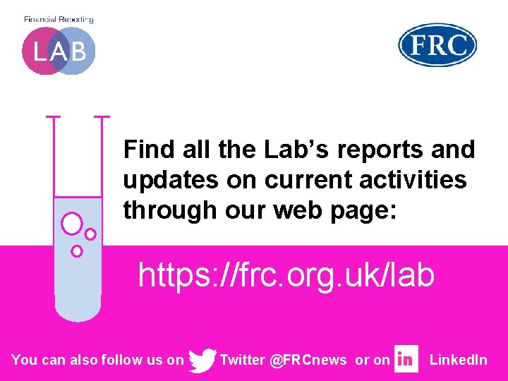 Find all the Lab’s reports and updates on current activities through our web page: