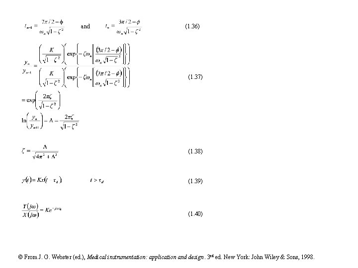 and (1. 36) (1. 37) (1. 38) (1. 39) (1. 40) © From J.