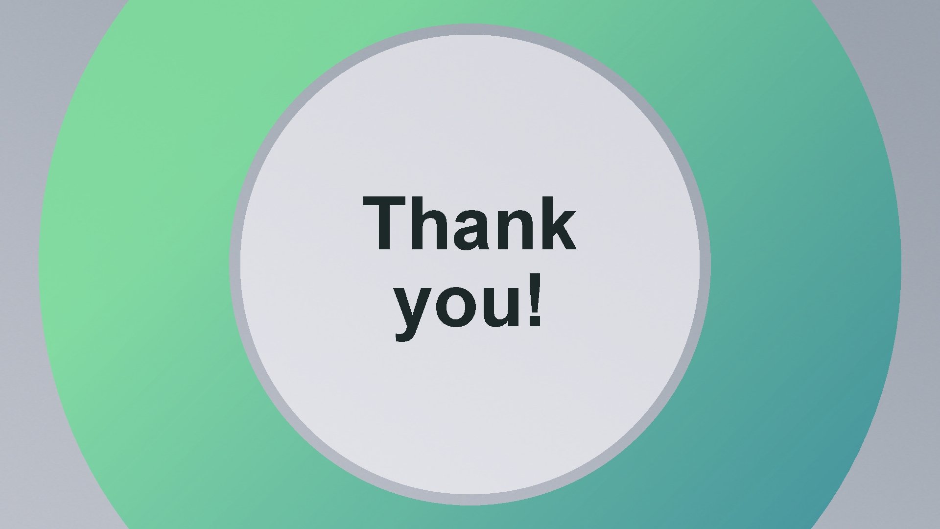 Thank you! Thank you!