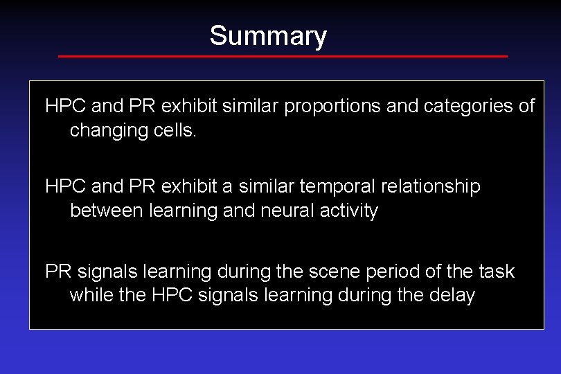 Summary HPC and PR exhibit similar proportions and categories of changing cells. HPC and
