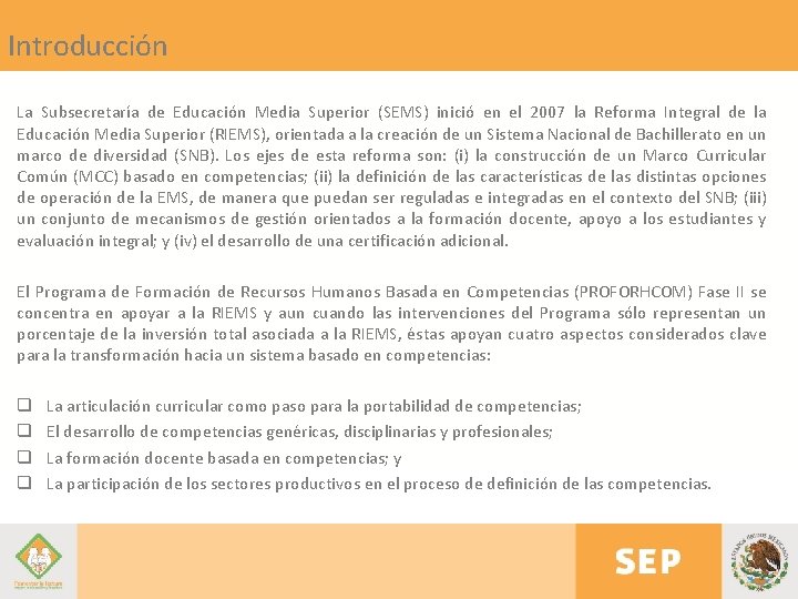 Programa de Formacin de Recursos Humanos Basada en