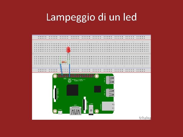 Lampeggio di un led 