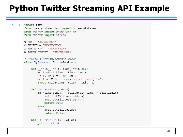 Python Twitter Streaming API Example 34 