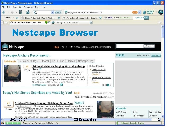 Nestcape Browser 2021 -06 -09 ©S. Brazauskas 12 