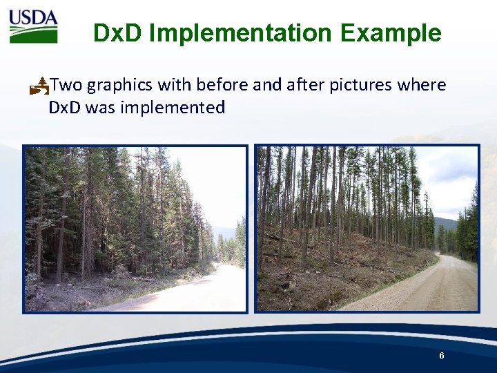 Dx. D Implementation Example PTwo graphics with before and after pictures where Dx. D