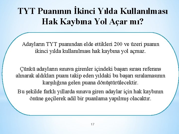 TYT Puanının İkinci Yılda Kullanılması Hak Kaybına Yol Açar mı? Adayların TYT puanından elde