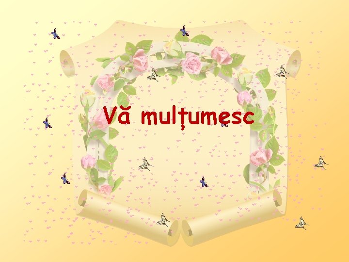 Vă mulțumesc 