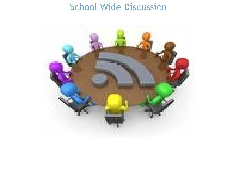 School Wide Discussion 