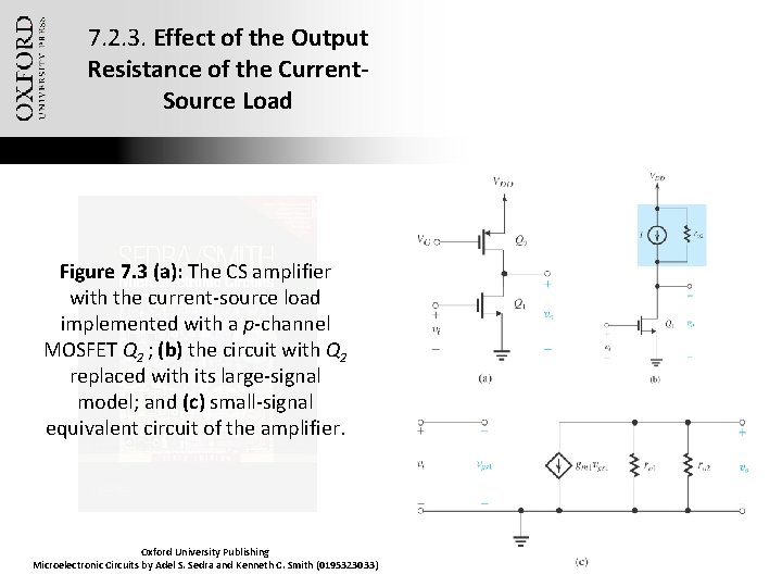 7. 2. 3. Effect of the Output Resistance of the Current. Source Load Figure