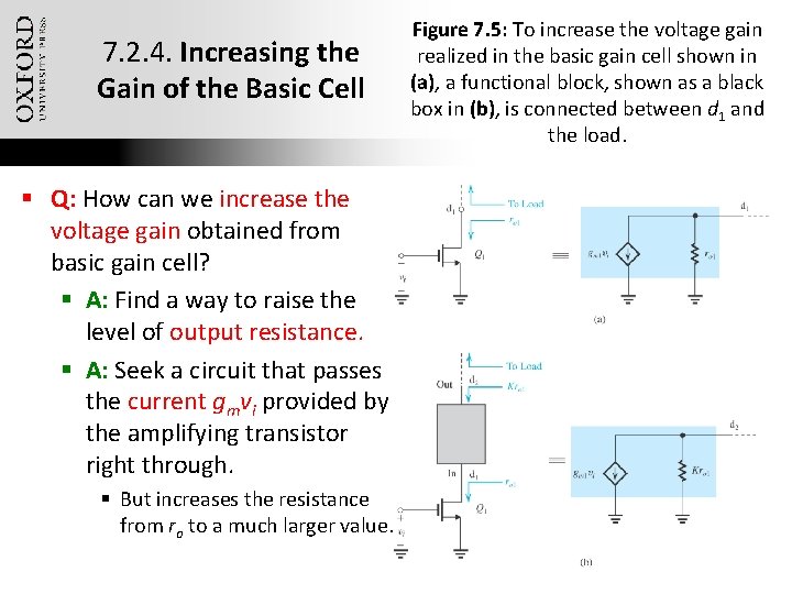 7. 2. 4. Increasing the Gain of the Basic Cell § Q: How can
