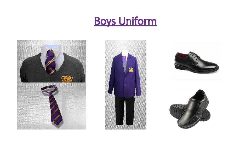 Boys Uniform 