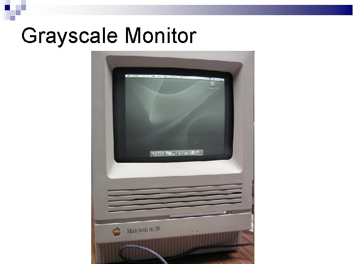 Grayscale Monitor 